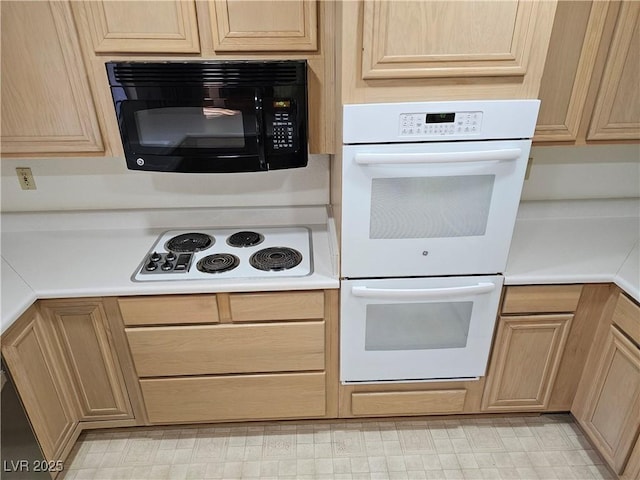 kitchen with white appliances