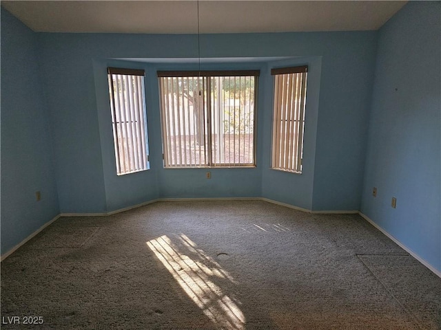 empty room with carpet flooring