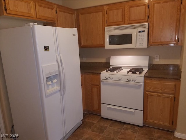 kitchen featuring white appliances