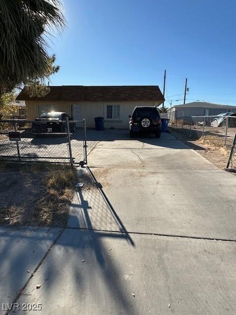 view of front of home