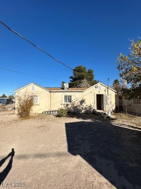 view of back of property