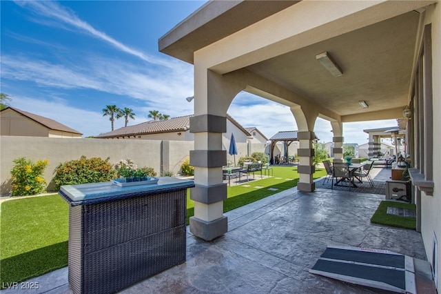 view of patio