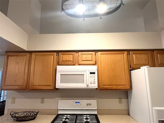 kitchen with white appliances