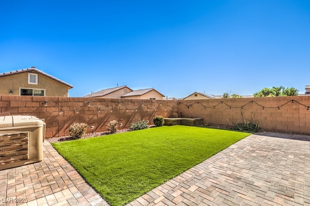 view of yard featuring a patio