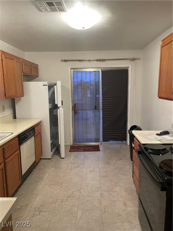 kitchen with white appliances