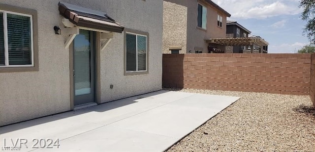 view of patio