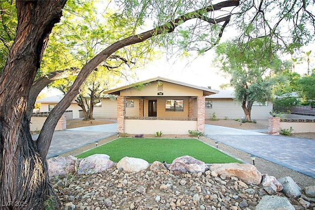 view of ranch-style house