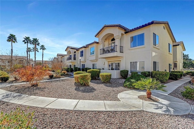 view of mediterranean / spanish house