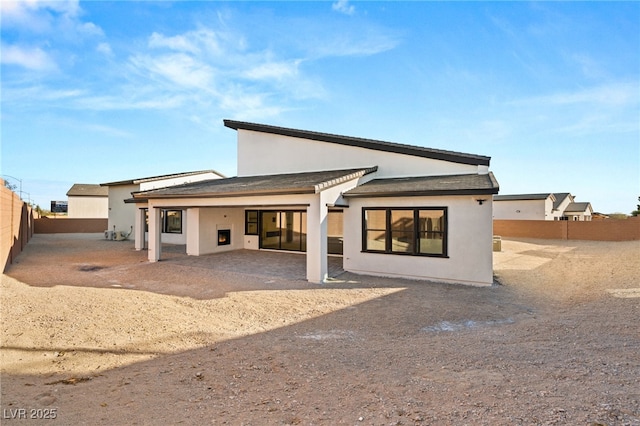 view of rear view of property