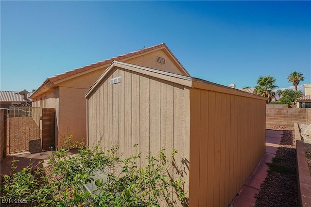 view of outbuilding