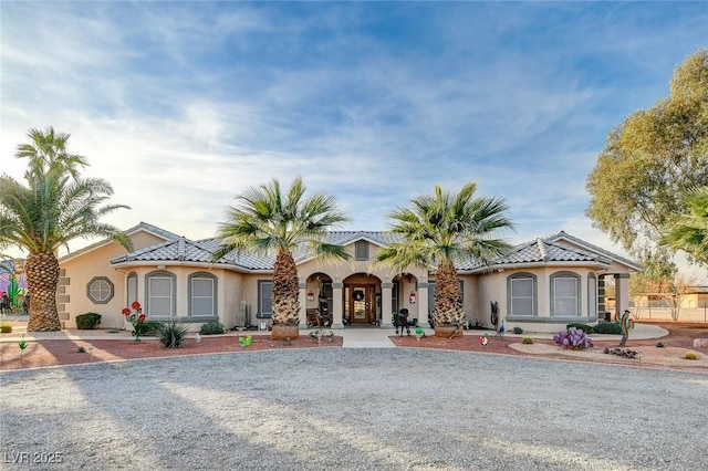 view of mediterranean / spanish home