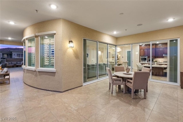 view of dining room