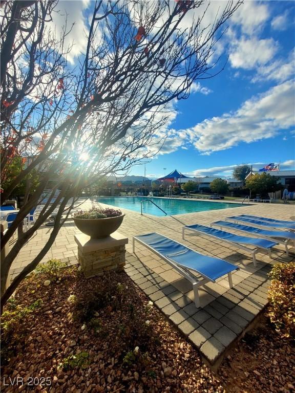 view of pool