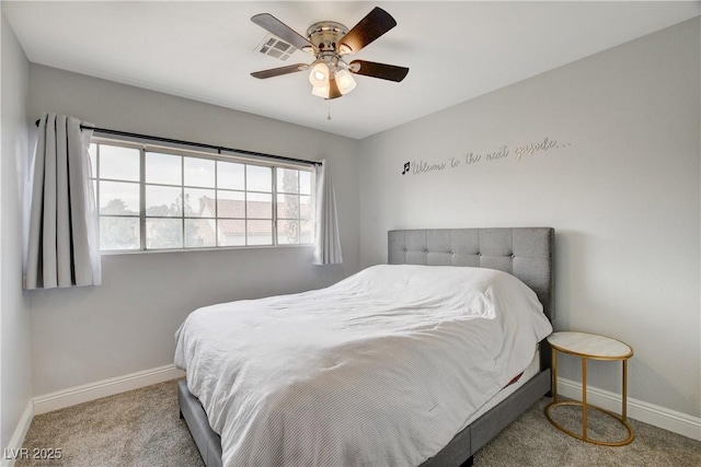 3320 Haven Beach Way, Las Vegas, NV 89117 - carpeted bedroom with baseboards and a ceiling fan