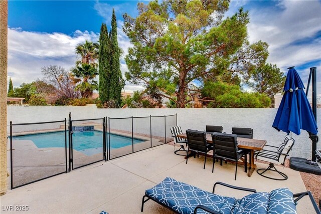 3320 Haven Beach Way, Las Vegas, NV 89117 - view of pool featuring a patio and a fenced backyard