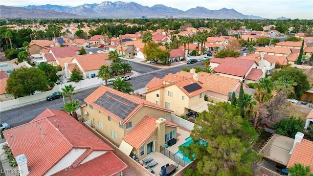 3320 Haven Beach Way, Las Vegas, NV 89117 - aerial perspective of suburban area with a mountain backdrop