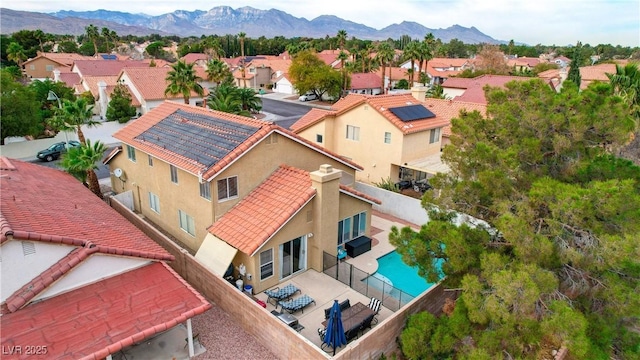 3320 Haven Beach Way, Las Vegas, NV 89117 - aerial perspective of suburban area featuring a mountainous background