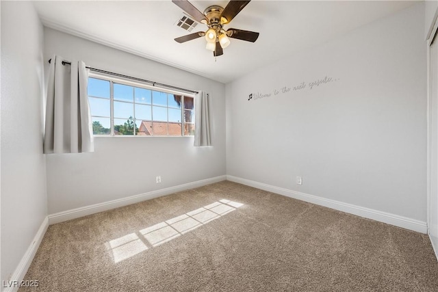 3320 Haven Beach Way, Las Vegas, NV 89117 - unfurnished room with carpet flooring and ceiling fan