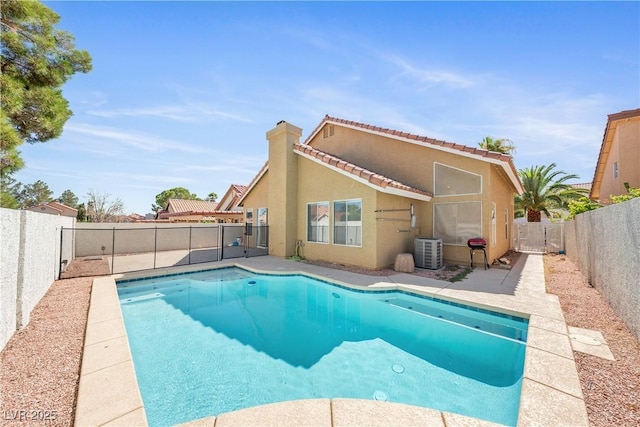 3320 Haven Beach Way, Las Vegas, NV 89117 - view of swimming pool featuring a fenced backyard and a patio area