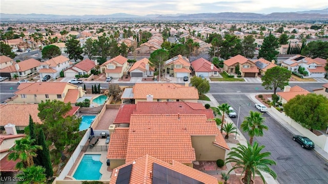 3320 Haven Beach Way, Las Vegas, NV 89117 - aerial view of residential area with a mountainous background