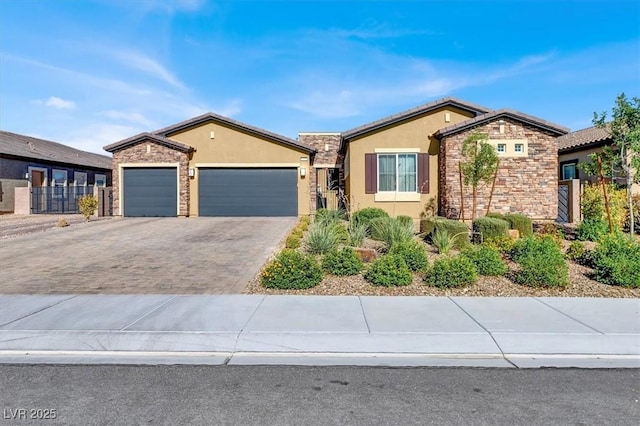 ranch-style house with a garage