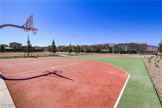 view of sport court