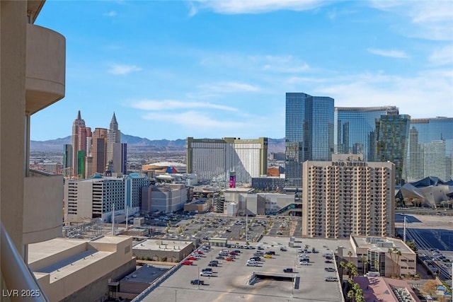 view of city with a mountain view