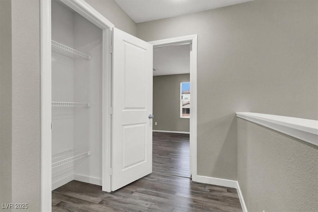 interior space featuring wood finished floors