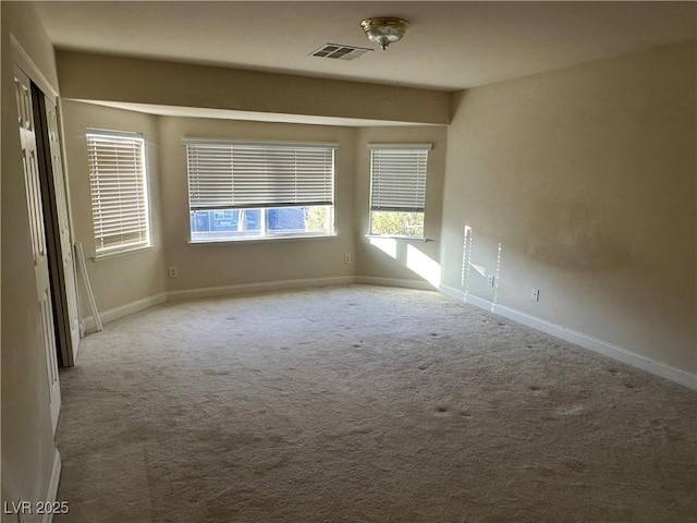 empty room with light carpet