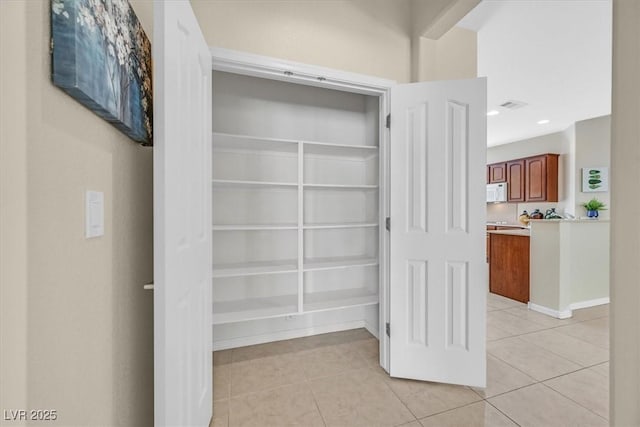 view of closet