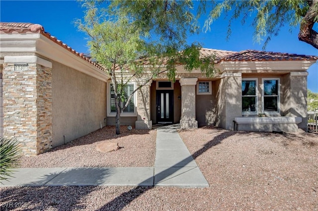 view of front of home