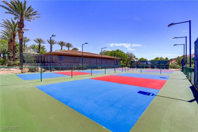 view of sport court