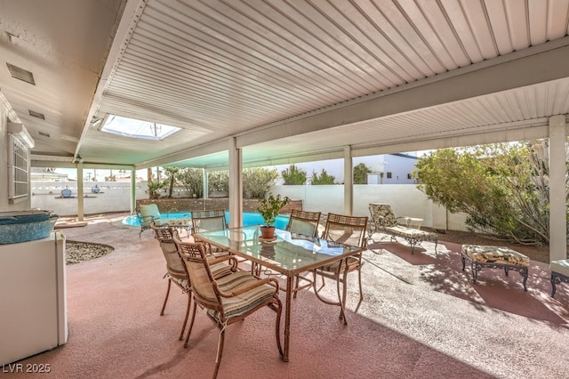 sunroom / solarium with plenty of natural light