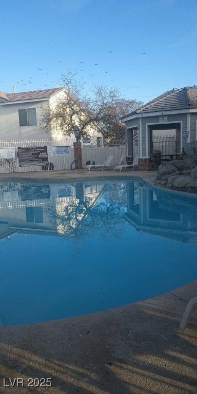 view of pool