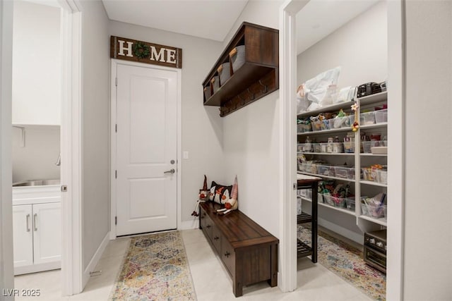 view of mudroom