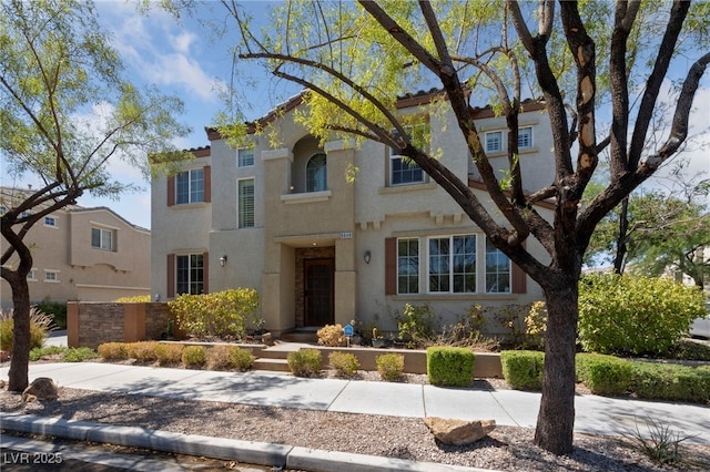 view of mediterranean / spanish house