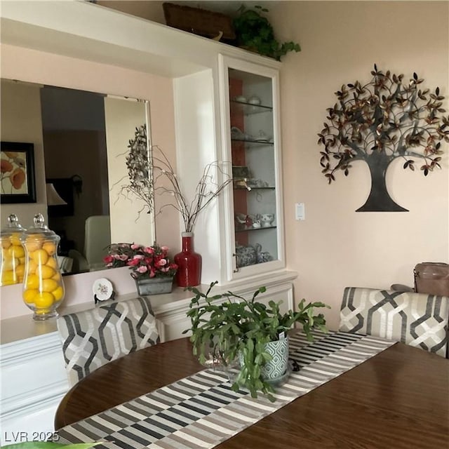 dining room featuring hardwood / wood-style flooring