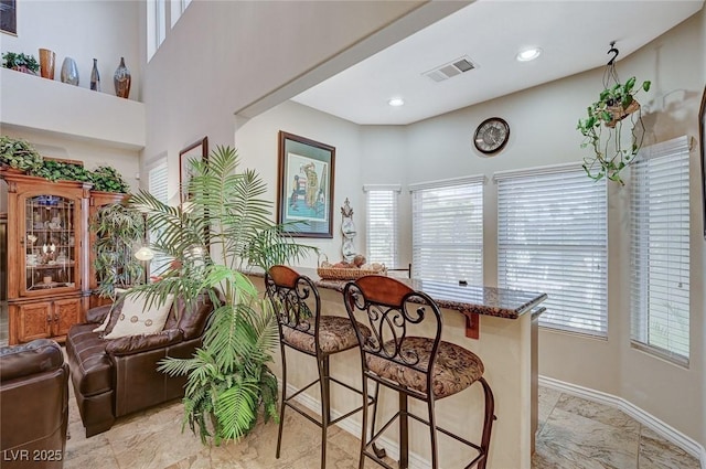 view of dining area