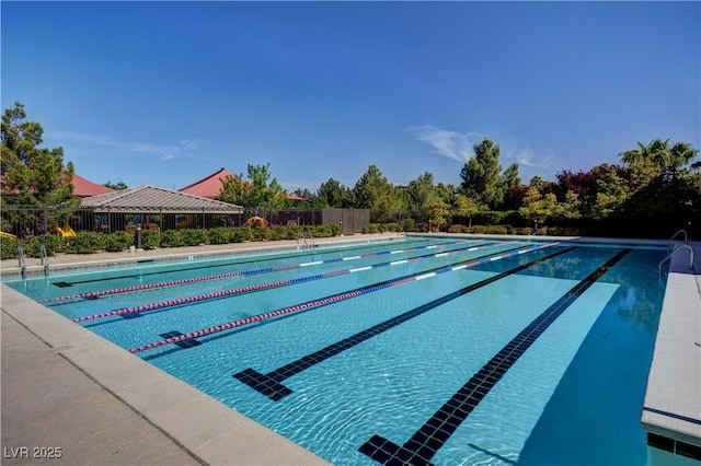 view of swimming pool