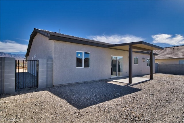 view of rear view of property