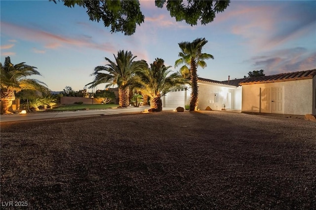 view of mediterranean / spanish-style house