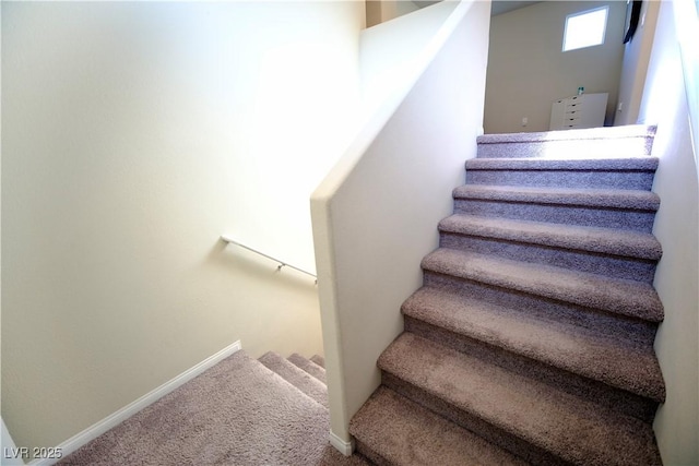 stairs with carpet