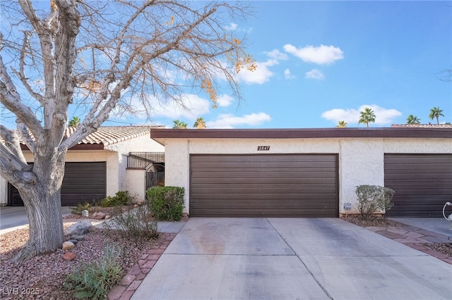 ranch-style house with a garage