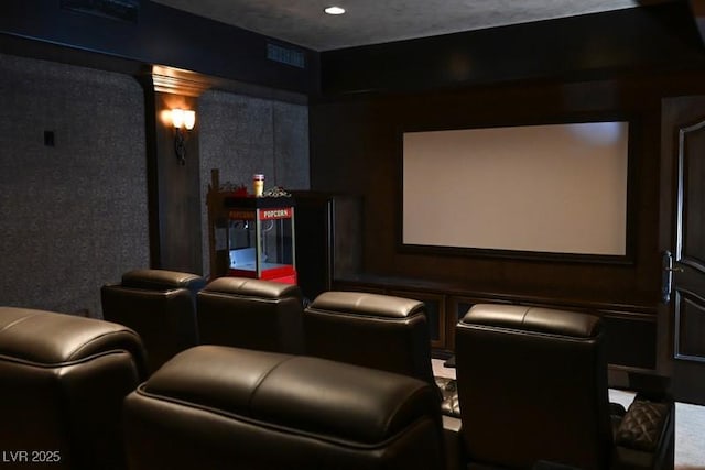 view of home theater room