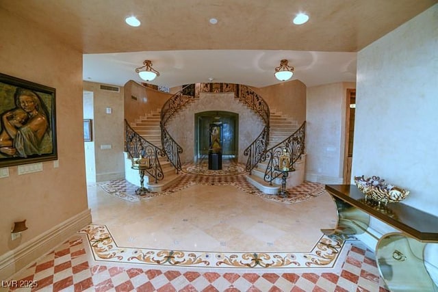 view of foyer entrance