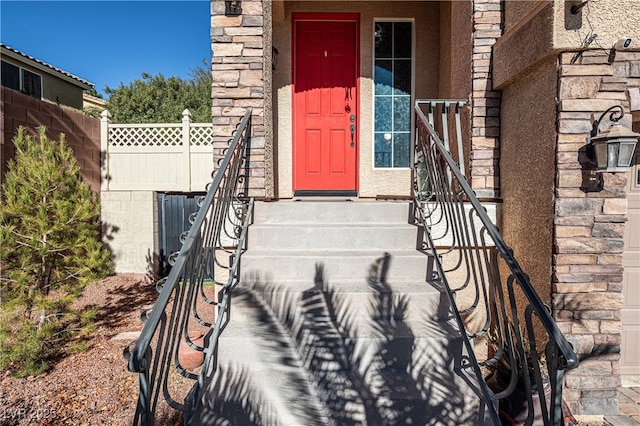 view of property entrance