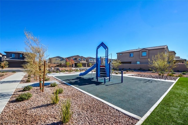 view of jungle gym