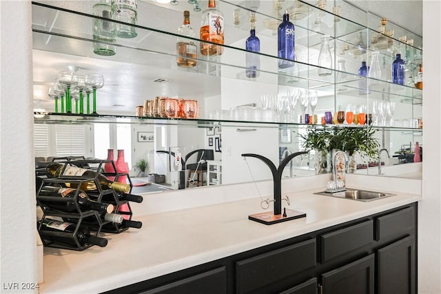 bar with sink