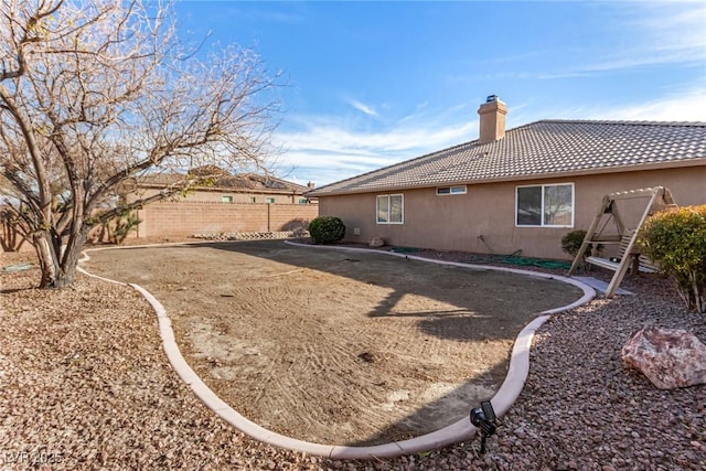 view of back of property