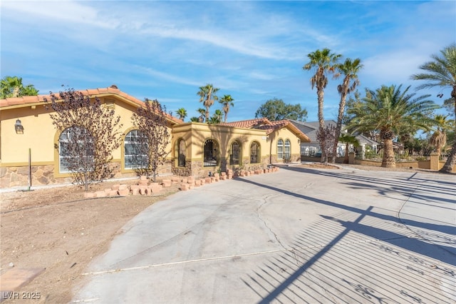 view of front of home